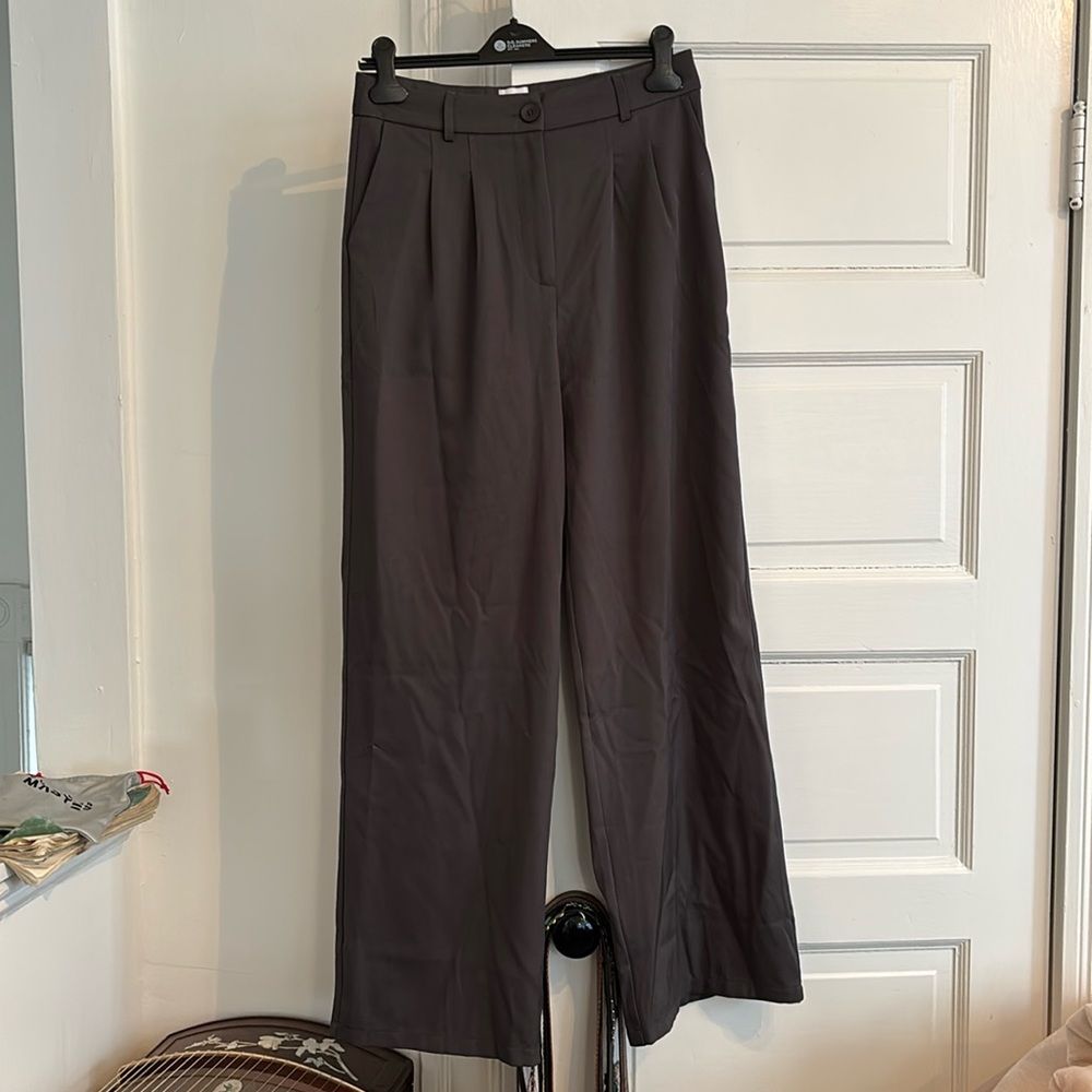 Princess Polly Slate Grey Archer Pants